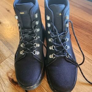 Dr. Martens Black Lace Up Boots Durable Style